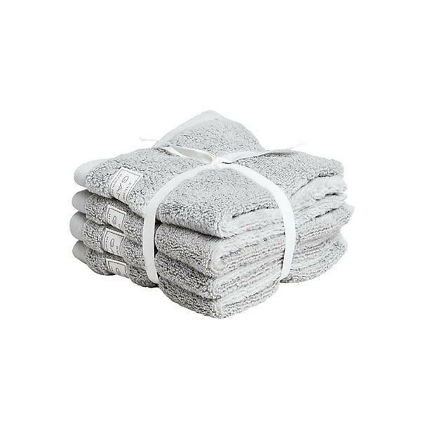 Seiftuch, Organic Premium Towel, 4er Pack - 30x30 cm, Frottee Gästehandtücher