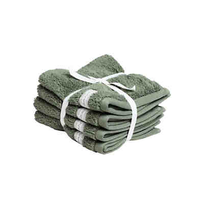 Seiftuch, Organic Premium Towel, 4er Pack - 30x30 cm, Frottee Gästehandtücher