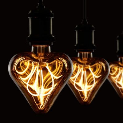 LED Edison Glühbirne Warmgelbes Licht, weiß, ZMH | yomonda