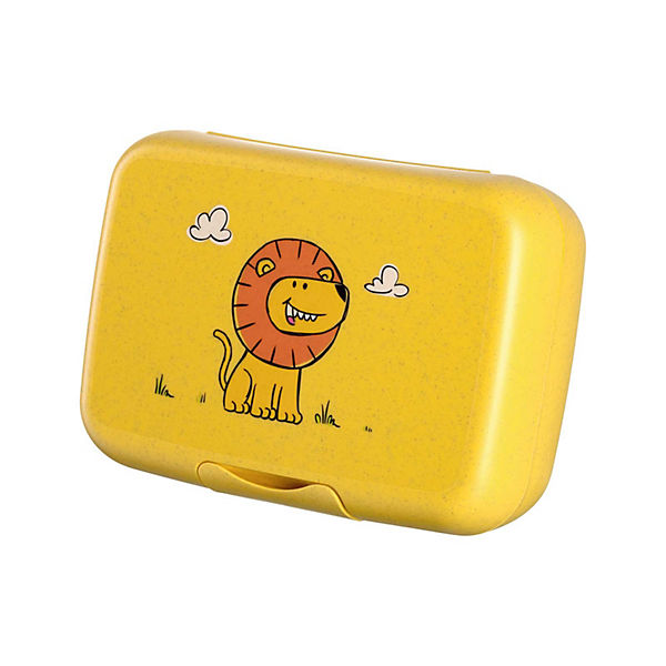 BAMBINI gelbe Brotdose Löwe Lunchboxen