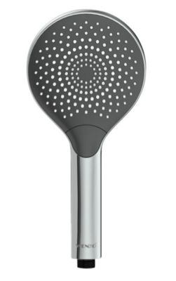 WENKO Duschkopf Watersaving Chrom, Ø 12 cm grau | 04008838344958