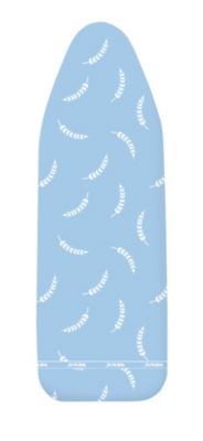 WENKO Bügeltischbezug Air Comfort M, Bügelbrettbezug, 125 x 40 cm blau-kombi | 04008838333129