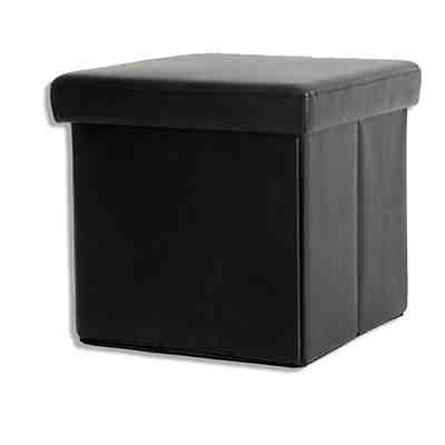 Sitzhocker Cube Black