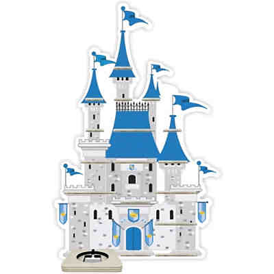 Regal für Musikbox - Burg blau - passend für Toniebox plus 25-30 Figuren