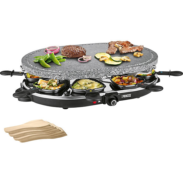 Raclette mit Steinplatte für 8 Personen, 1.200Watt