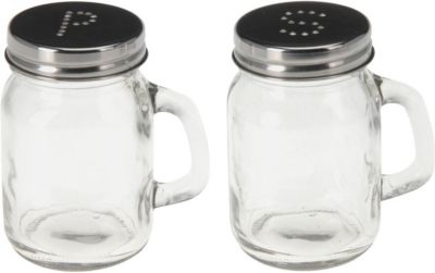 Neuetischkultur Salz-und Pfefferstreuer, 2er Set mit Henkel transparent | 04250648952704