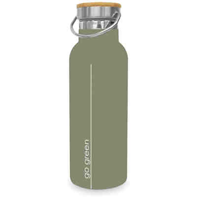 Edelstahl Isolierflasche "Pure Go Green", 500ml