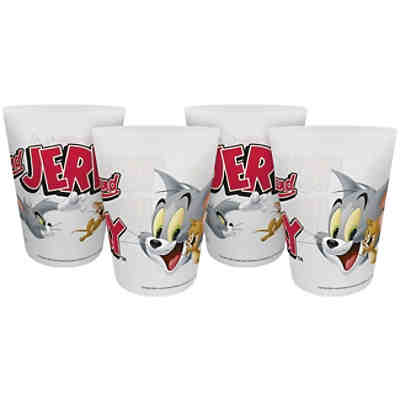 Trinkbecher Tom & Jerry 4er Set 300ml Trinkbecher