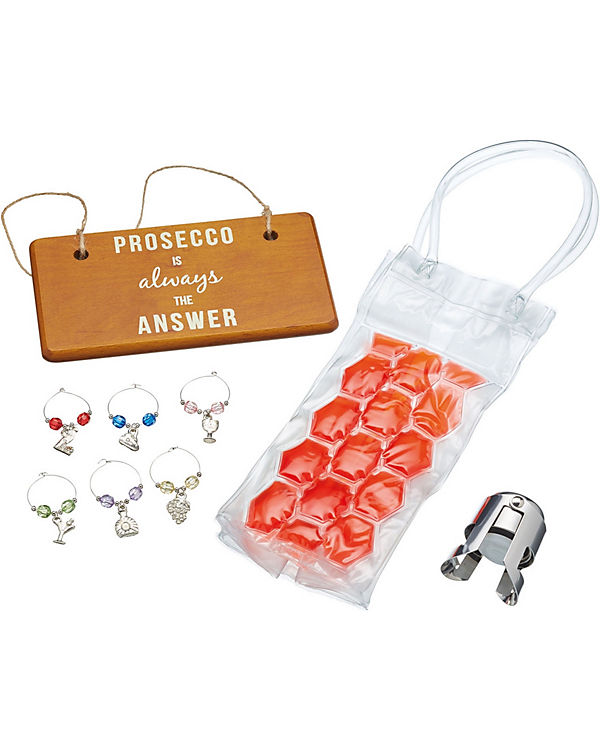 Neuetischkultur Prosecco-Geschenkset, 9 Teile Barcraft bunt | 04250648929027 Neuetischkultur Prosecco-Geschenkset, 9 Teile Barcraft bunt | 04250648929027