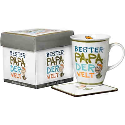 Kaffeebecher Papa im Geschenkkarton Kaffeebecher