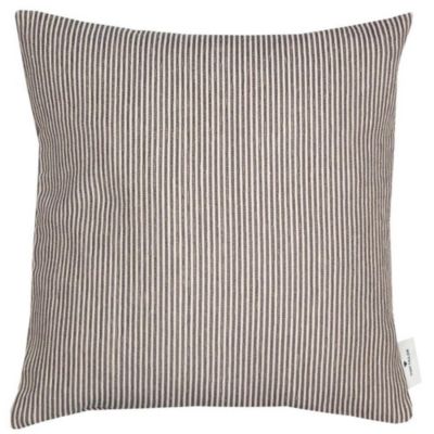 TOM TAILOR Zierkissenhülle mit Streifenmuster 40x40cm NEEDLESTRIPE ohne Füllung taupe Gr. 40 x 40 | 04005414438322