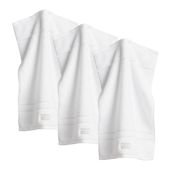 Gästetuch, 3er Pack - Organic Premium Towel, Handtuch, 30 x 50 cm, Frottee Gästehandtücher