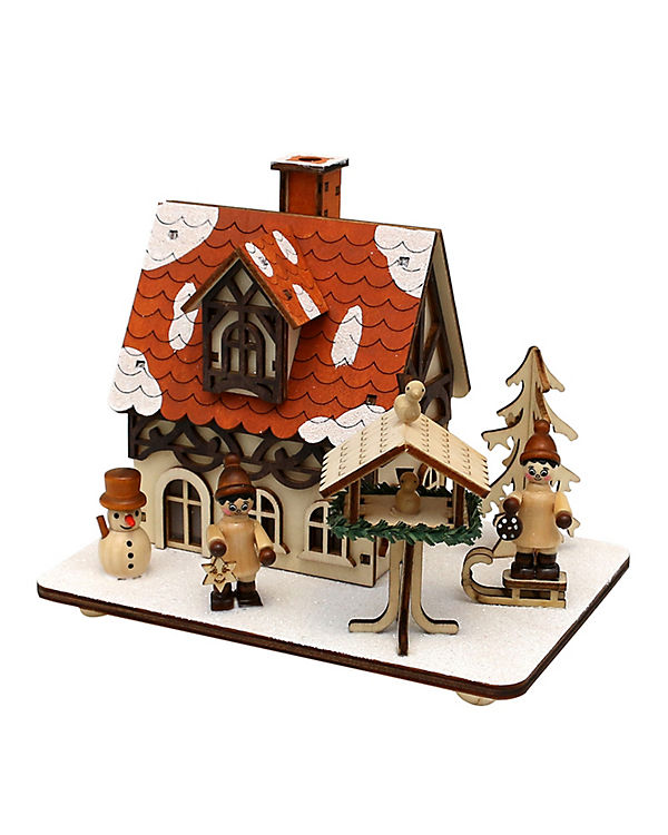 Sigro Holz Räucherhaus mit LED Vogelfütterung 16 x 11,5 x 13,5 cm natur | 04046183649809 Sigro Holz Räucherhaus mit LED Vogelfütterung 16 x 11,5 x 13,5 cm natur | 04046183649809
