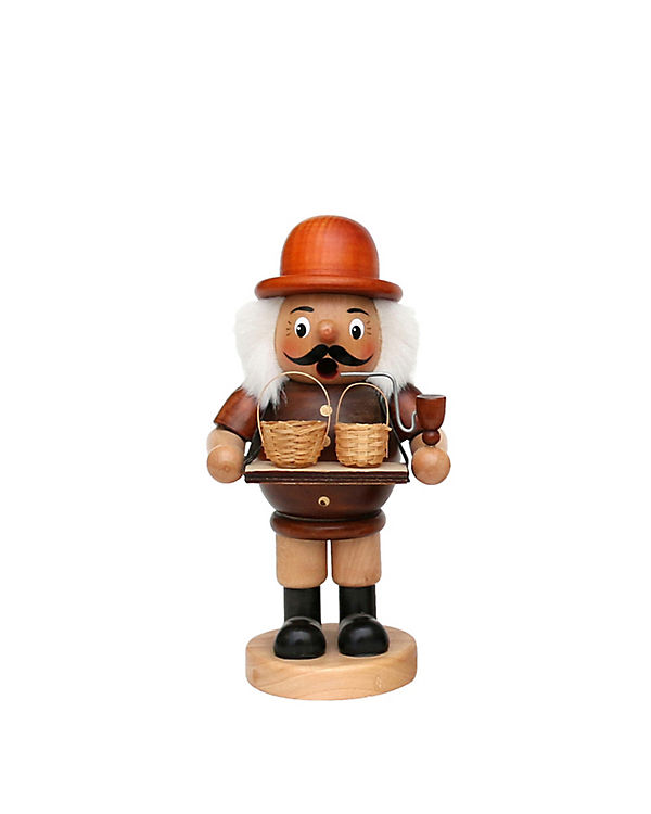 Sigro Holz Räuchermann Korbhändler mit Bauchladen 8 x 7 x 16 cm braun | 04046183664567 Sigro Holz Räuchermann Korbhändler mit Bauchladen 8 x 7 x 16 cm braun | 04046183664567