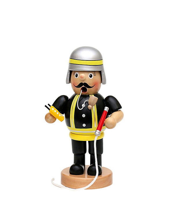 Sigro Holz Räuchermann Feuerwehrmann 8 x 7 x 16 cm schwarz/gelb | 04046183616290 Sigro Holz Räuchermann Feuerwehrmann 8 x 7 x 16 cm schwarz/gelb | 04046183616290