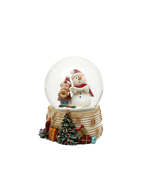 Sigro Schneekugel, 2-fach sortiert, 1 Stück Schneemann mit Kind 6,8 x 7,3 x 9 cm Ø Kugel 6,5 cm beige | 04046183654247 Sigro Schneekugel, 2-fach sortiert, 1 Stück Schneemann mit Kind 6,8 x 7,3 x 9 cm Ø Kugel 6,5 cm beige | 04046183654247