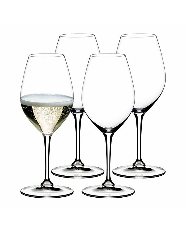 RIEDEL THE WINE GLASS COMPANY VINUM Weißwein-Champagner Weinglas 4er Set Special Sektgläser transparent | 09006206530298 RIEDEL THE WINE GLASS COMPANY VINUM Weißwein-Champagner Weinglas 4er Set Special Sektgläser transparent | 09006206530298