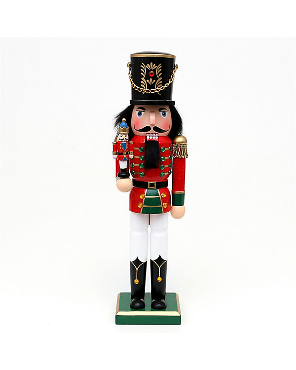 Sigro Holz Nussknacker König/Soldat grün | 04046183668206 Sigro Holz Nussknacker König/Soldat grün | 04046183668206