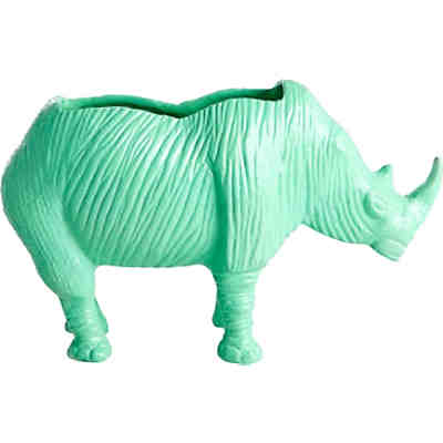 Metall Blumentopf "Rhino", 19,5x13,5cm