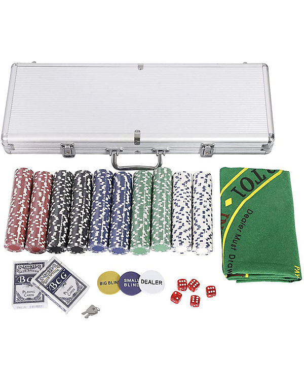 COSTWAY® Pokerset mit 500 Laser-Chips | 00728370801378 COSTWAY® Pokerset mit 500 Laser-Chips | 00728370801378
