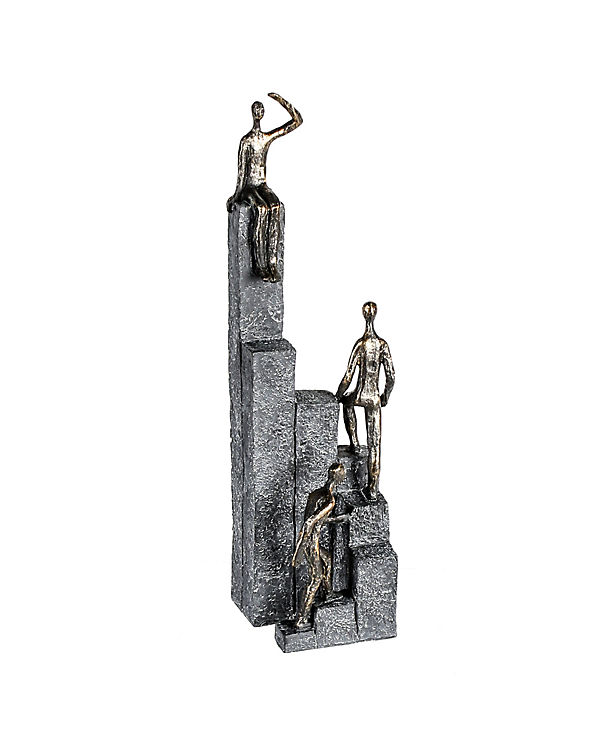 Casablanca by GILDE Skulptur Climbing bronze/silber | 04001250799023 Casablanca by GILDE Skulptur Climbing bronze/silber | 04001250799023