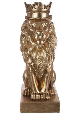 Casablanca by GILDE Skulptur Löwe gold | 04001250893912