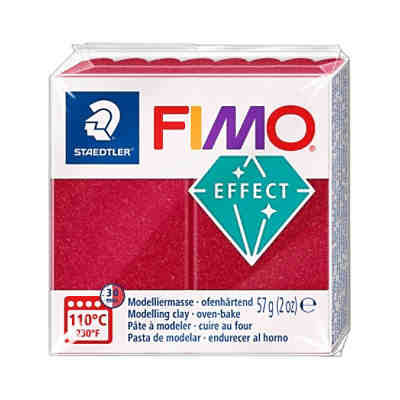 Modelliermasse  FIMO® soft, Rubinrot metallic Bastelzubehör