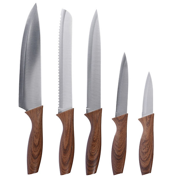 Messer-set 5-teilig Holzdesign