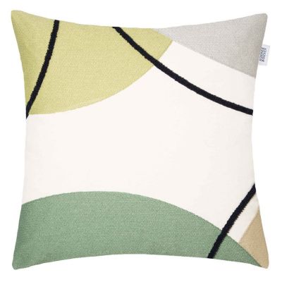 Schöner Wohnen Kollektion Zierkissenhülle mit grafischem Muster 45x45cm LINN ohne Füllung mint Gr. 45 x 45 | 04005414452663