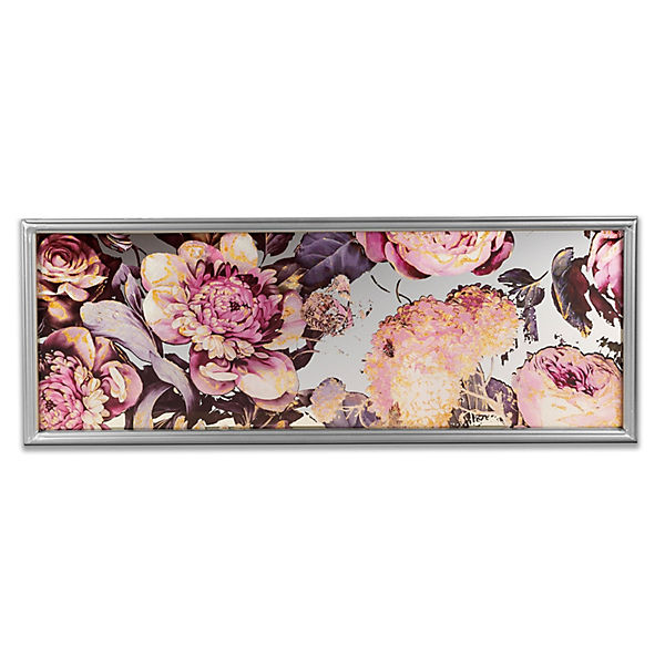 Wandbild Spiegel, floral, rechteckig Mirror