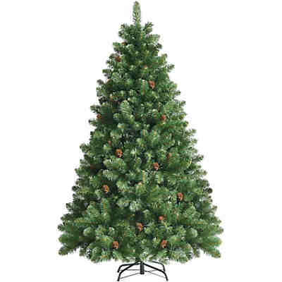 Weihnachtsbaum 180cm mit Tannenzapfen