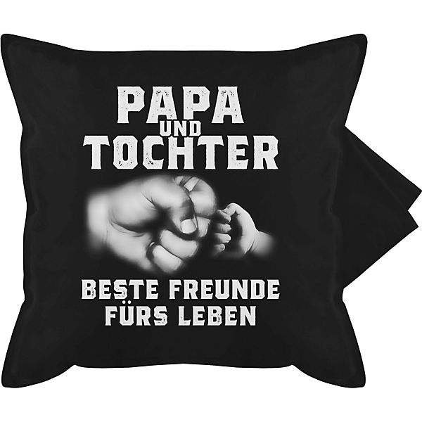 Vatertagsgeschenk Kissen Papa Geschenk - Bedruckte Kissenhülle Kissen ohne Füllung - Papa und Tochter beste Freunde fürs Leben - Kissenhüllen