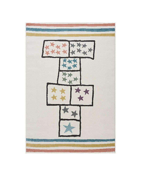 carpet city® Kinderteppich mit Hüpfkästchen – Creme, Multi – Spielteppich Kinderzimmer Flachflor creme Gr. 80 x 150 | 04260679084176 carpet city® Kinderteppich mit Hüpfkästchen – Creme, Multi – Spielteppich Kinderzimmer Flachflor creme Gr. 80 x 150 | 04260679084176