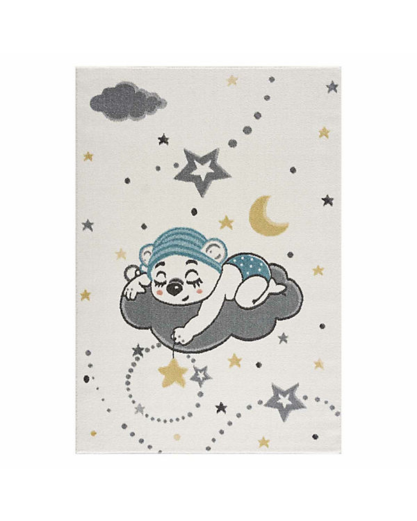 carpet city® Kinderteppich Sternen-Himmel – Creme – Teppich Kinderzimmer, Babyzimmer Flachflor creme Gr. 80 x 150 | 04260679085074 carpet city® Kinderteppich Sternen-Himmel – Creme – Teppich Kinderzimmer, Babyzimmer Flachflor creme Gr. 80 x 150 | 04260679085074