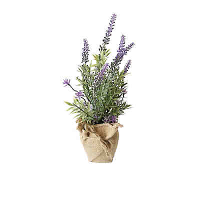 Lavendeltopf 26 cm Kunstpflanze Flora
