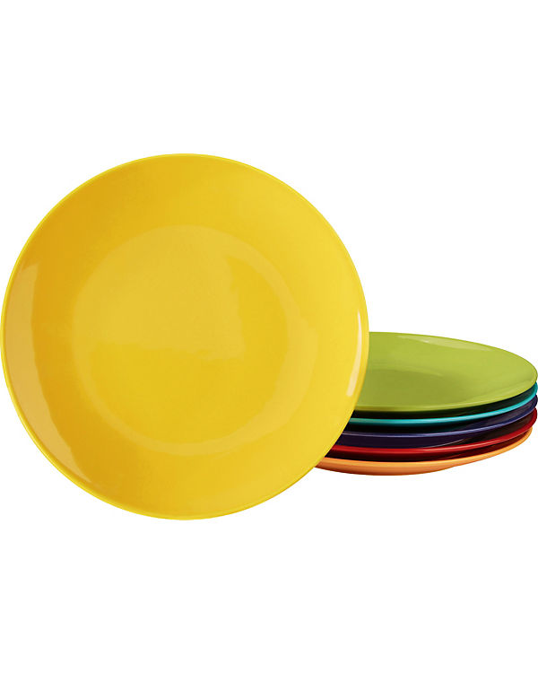 Erwin Müller Speiseteller 6er-Pack Foria bunt | 04062671201205 Erwin Müller Speiseteller 6er-Pack Foria bunt | 04062671201205