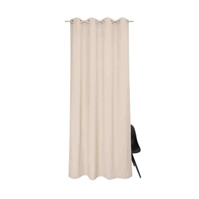 TOM TAILOR Ösenvorhang UNI Design blickdicht 140x250cm DOVE SIGNATURE blickdicht sand Gr. 140 x 250 | 04005414456470