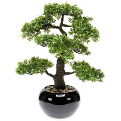 Emerald Kunstpflanze Bonsai Ficus Grün 47 cm 420006 Kunstpflanzen grün | 08714344265224