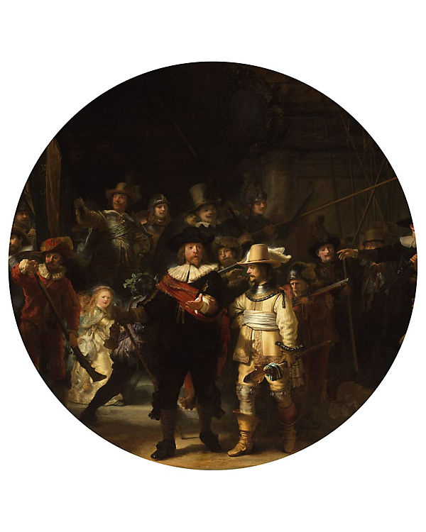 WallArt Fototapete The Night Watch Rund 190 cm mehrfarbig | 08719992629046 WallArt Fototapete The Night Watch Rund 190 cm mehrfarbig | 08719992629046