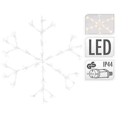 Ambiance Weihnachtsdekoration Schneeflocke mit 216 LEDs 60 cm Weihnachtsdekoration