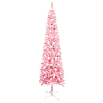 Weihnachtsbaum Schlank mit LEDs Golden 120 cm