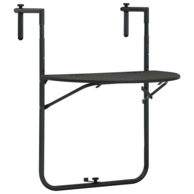 vidaXL Gartentisch 220cm Kunststoff Rattan-Optik Terrassentisch Balkontisch 