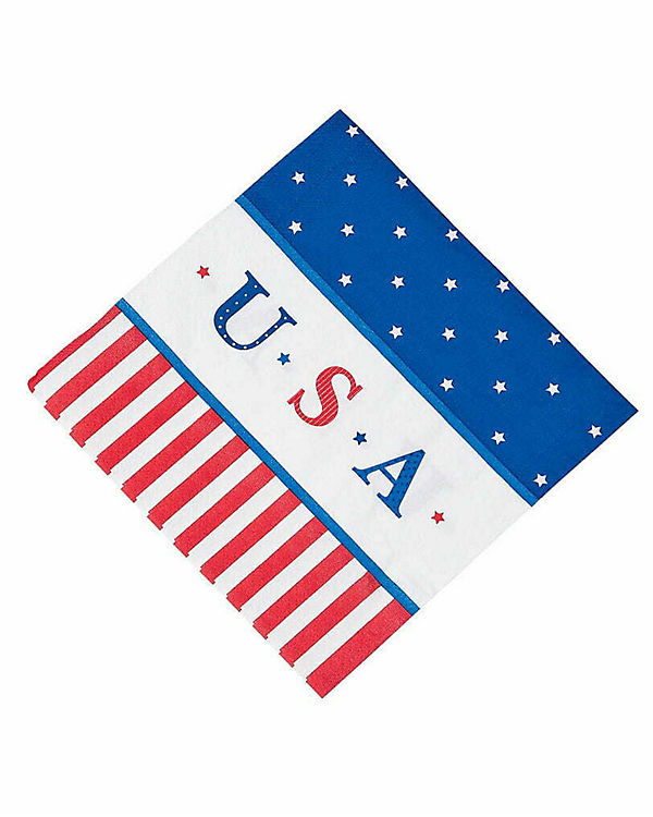 USA Serviettenset 16 St. Partydeko weiß | 04250907270884 USA Serviettenset 16 St. Partydeko weiß | 04250907270884