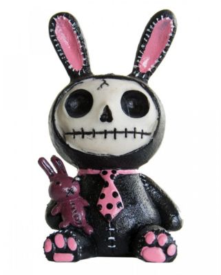 Kleine Black Bun Bun Furrybones Figur Hase – die Geschenkidee Gothic Fans Dekofiguren schwarz  Erwachsene | 04251335833542