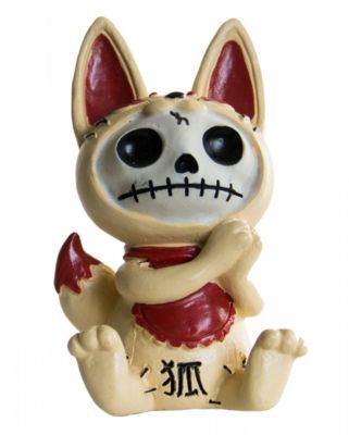 Kleine Kitsune Furrybones Figur Rotfuchs – die Geschenkidee Anime Fans Dekofiguren beige  Erwachsene | 04251335833573