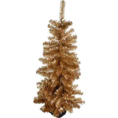 Ambiance Tisch-Weihnachtbaum Galvanisiert 120 cm Gold Künstlicher Weihnachtsbaum