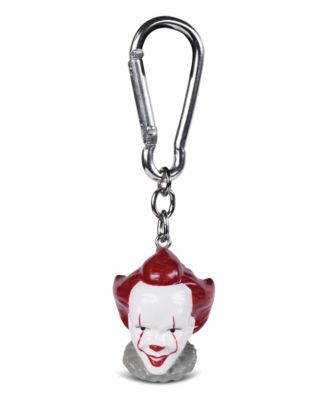 IT Pennywise 3D Schlüsselanhänger mit Karabiner Dekoobjekte weiß | 04251680561138