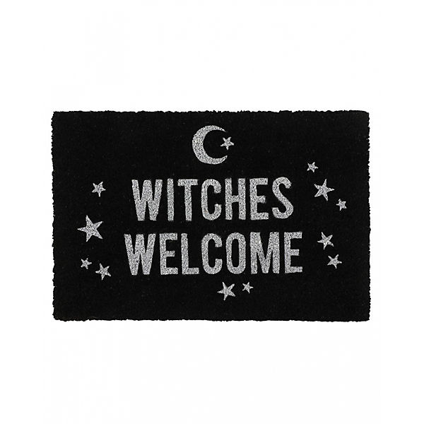 Witches Welcome Fußmatte als Türmatte Partydeko