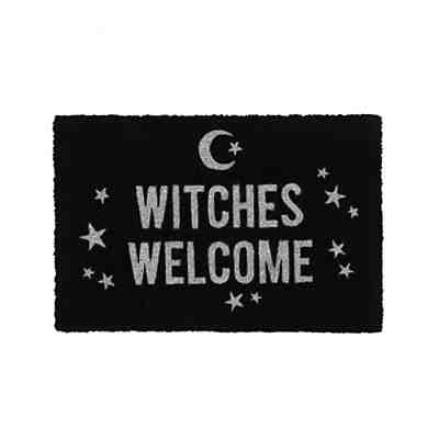 Witches Welcome Fußmatte als Türmatte Partydeko