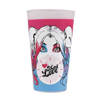 Harley Quinn Mad Love Glas als Geschenk für DC Comic Fans Tassen